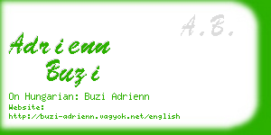 adrienn buzi business card